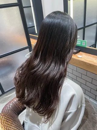 ロング 透明感カラー/ カット🎀あつこ🎀のヘアスタイル