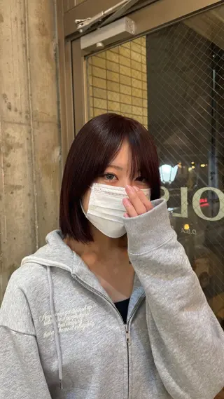 カラー カットモデル募集 suzUkaのヘアスタイル