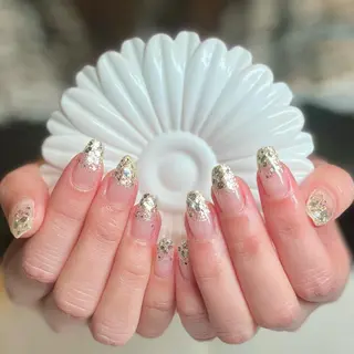 セミロング ネイル 森 瑞紀のネイルデザイン