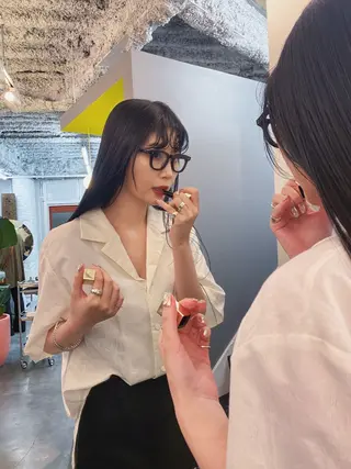 ロング カラー レイヤー/パーマ /ウルフ/nabeのヘアスタイル