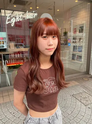 ロング カラー 荒谷 薫のヘアスタイル