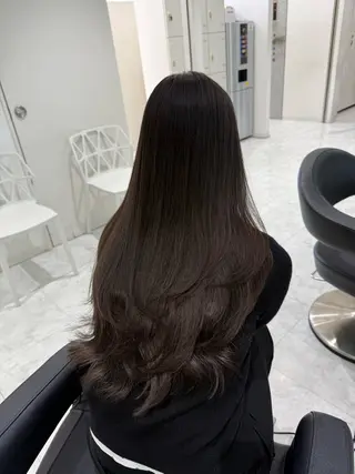 ミディアム カラー ♡上品韓国髪♡ブラ ウン/SAYATOのヘアスタイル