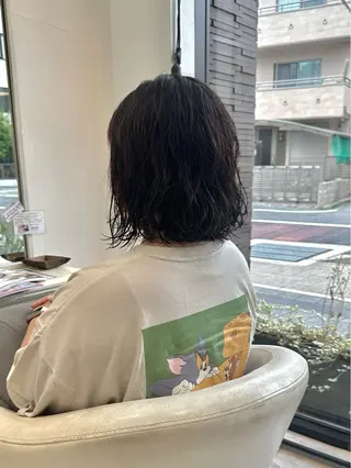 ショート パーマ 橋本叶夢/ お洒落hairのヘアスタイル