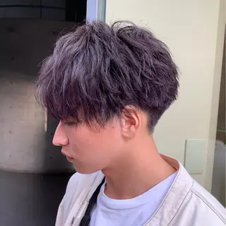 ショート カラー メンズ メンズカット　文山 翔世のヘアスタイル
