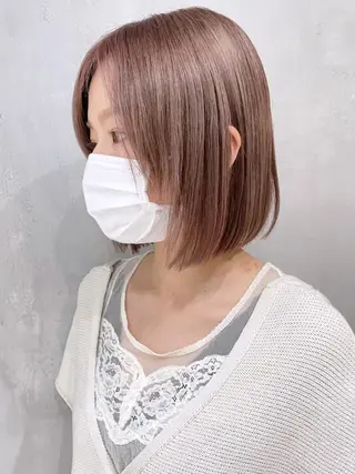 ミディアム カラー ヘアアレンジ パーマ ITbyALBUM 中野店のヘアスタイル
