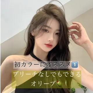ロング 韓国✖️網紅🖤 パーマYURIYAのヘアスタイル