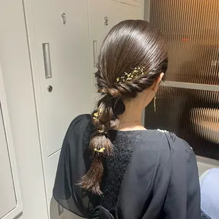 ヘアアレンジ 髪質改善/レイヤー× 縮毛矯正🤍maiのヘアスタイル