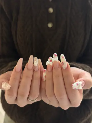 ネイル 【Zina京都駅前】 きぬがわ らむのネイルデザイン