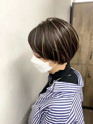 ショート カラー 🗻飯田誠也🗻 カットカラー得意のヘアスタイル