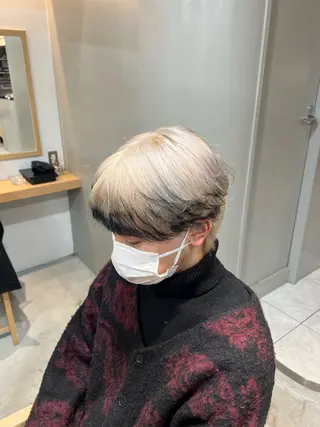 カラー カマタ ハルキのヘアスタイル
