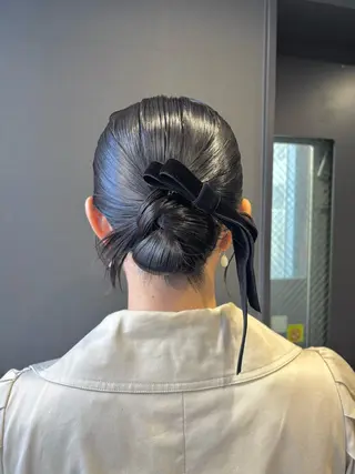 セミロング ヘアアレンジ 🎼レイヤー/透明感 カラー/nene♬のヘアスタイル