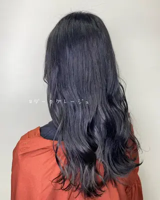 ロング カラー ヘアアレンジ 川上 麻梨阿のヘアスタイル