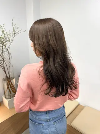 セミロング カラー 坂本 圭太朗のヘアスタイル