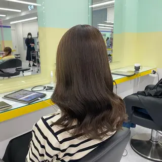 セミロング カラー ヘアアレンジ mai🍑暖色カラー /レイヤー💖のヘアスタイル