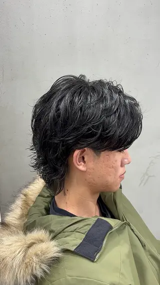 ショート パーマ メンズ 名古屋メンズパーマ /松井生のヘアスタイル