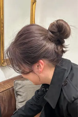 ミディアム カラー じゅわっと暖色カラー 🍊Moemiのヘアスタイル