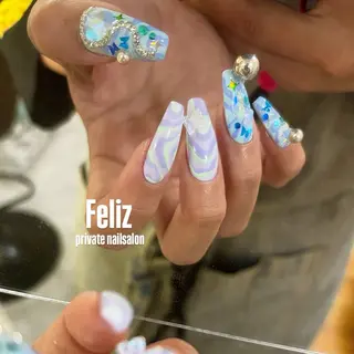 ネイル Feliz 楽しいネイルサロンのネイルデザイン