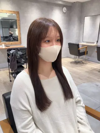 ロング カラー lynn Moana moyuのヘアスタイル