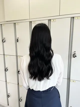 ロング 🫧松尾彩舞樹🫧 アレンジ/艶カラー✨のヘアスタイル