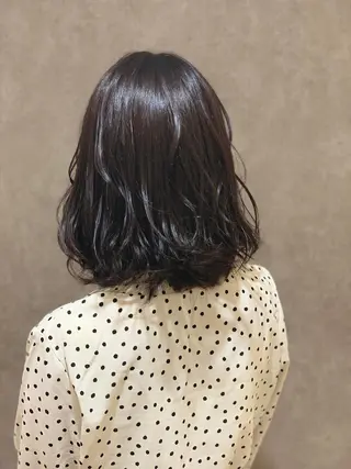 ミディアム カラー ショート／透明感 カラー加治竜汰💡のヘアスタイル