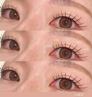 マツエク・マツパ EYELA sanaのマツエク・マツパデザイン