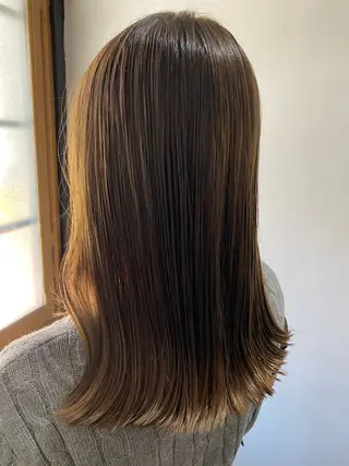 セミロング stylist/杉山 瑚奈美🤡のヘアスタイル