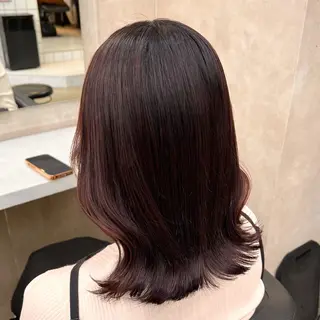 ミディアム カラー 💖札幌カラー 指名No.1💖玲奈のヘアスタイル