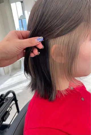 ミディアム 抜け感style💎 𝑹𝑼𝑵𝑨のヘアスタイル