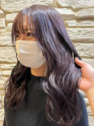 ロング カラー ヘアアレンジ 溝口 ひなこのマツエク・マツパデザイン