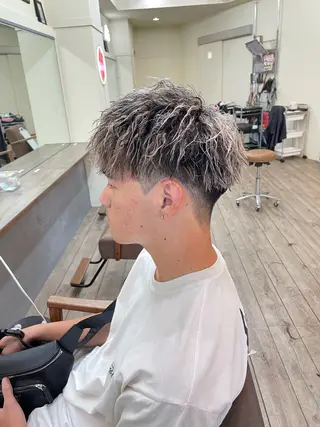 ショート パーマ メンズ WEST OLAND加藤圭介のヘアスタイル