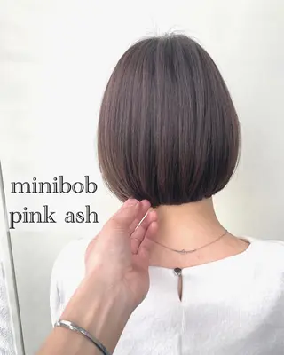 ショート カラー パーマ ヘアアレンジ Zina福岡天神🪞 髪質改善🪞レイヤーのヘアスタイル