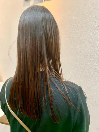 ロング 韓国風レイヤーカット ✨平野志織のヘアスタイル