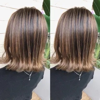 ミディアム カラー RIENSリエンス ✂️木村康二✂️のヘアスタイル