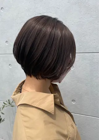 ショート カラー 稲垣 優奈のヘアスタイル