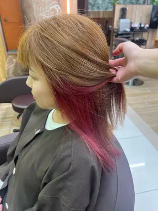 セミロング 西村 美依奈のヘアスタイル