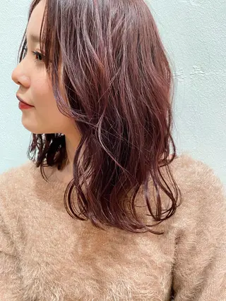 ミディアム カラー メンズカット特化柏駅 徒歩3分LOUのヘアスタイル