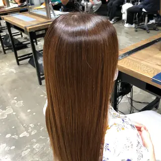 ロング カラー ヘアアレンジ 【柔らか透明感✨/ 似合せ前髪】大石葉月のヘアスタイル