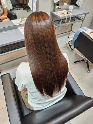 ロング brace 小笹花純のヘアスタイル