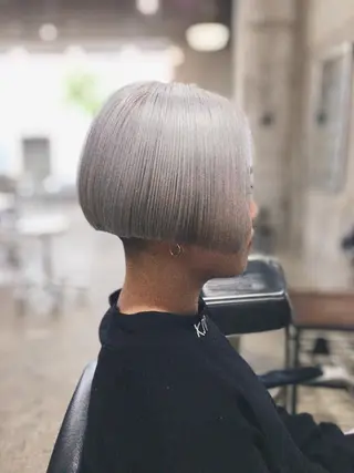 ショート カラー hair deep /田口貴也のヘアスタイル