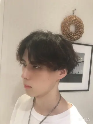 ショート パーマ メンズ 🍀富久 永梨🧸のヘアスタイル