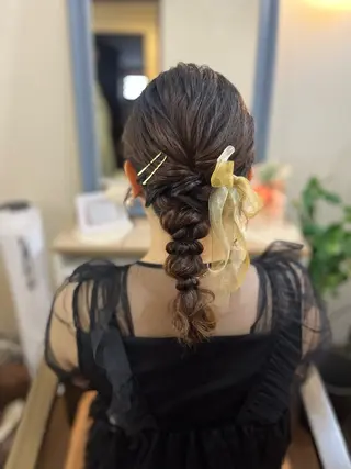 ヘアアレンジ 似合わせヘアメイク 💐オダギリチアキのヘアスタイル