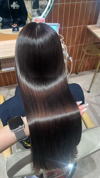 ロング カラー 🎀暖色カラー/ ハナ🎀のヘアスタイル