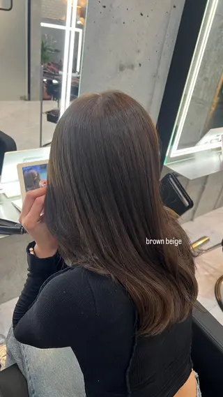 ミディアム カラー momoka🩶 艶カラー‪𓈒𓏸のヘアスタイル