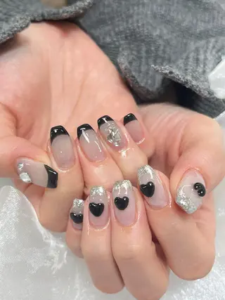 ネイル candy nail 韓国風ワンホンネイルのネイルデザイン