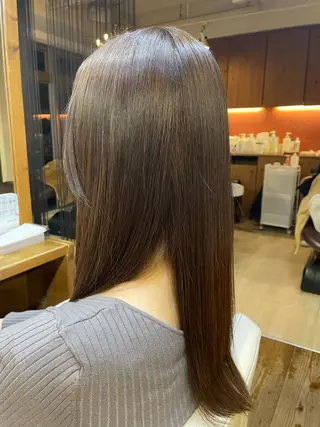 セミロング 山木 裕子のヘアスタイル
