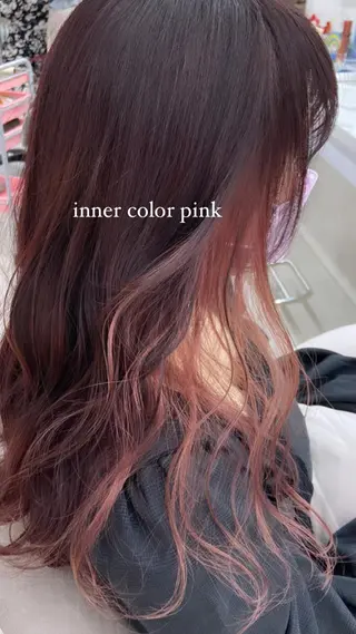 ロング カラー しみず さきのヘアスタイル