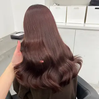 ロング カラー ヘアアレンジ 🤍韓国暖色ヘアNo .1🤍渋谷/らいるのヘアスタイル