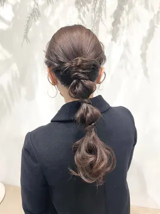 ロング ヘアセット ✴︎Mai✴︎銀座のヘアスタイル