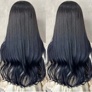 ロング カラー Rin♡透明感ピンク 🎀白肌ラベンダーのヘアスタイル