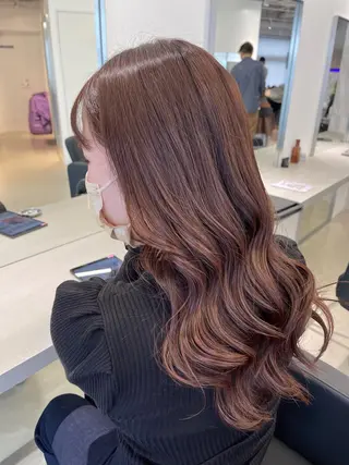 ロング カラー himeka🪽 アレンジ/ブリーチのヘアスタイル